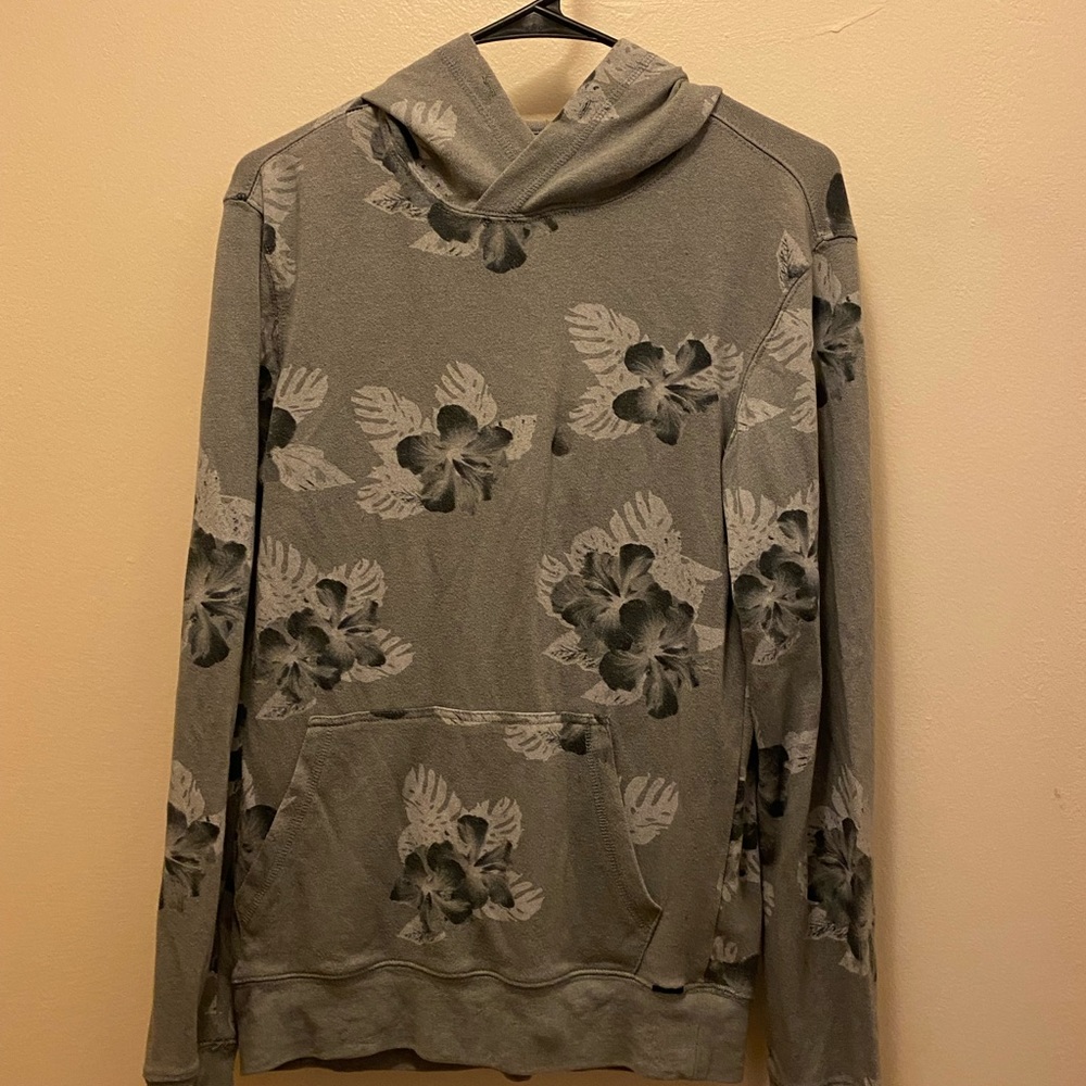 On the Byas man hoodie.